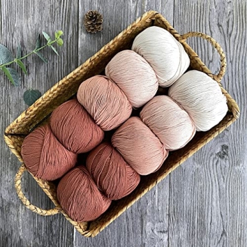 SHIKE Sprout Soft Long-Staple Cotton Yarn for Knitting