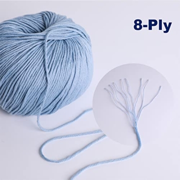 SHIKE Sprout Soft Long-Staple Cotton Yarn for Knitting