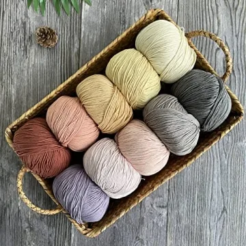 SHIKE Sprout Soft Long-Staple Cotton Yarn for Knitting