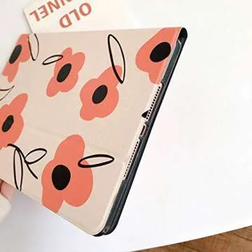 Floral Case for iPad Pro 11 inch 2022 Pro 11" 4th 3rd Generation 2nd Gen Case Flower Pattern Cute Slim Leather Folio Smart Cover with Pencil Holder Auto Sleep/Wake, Color J