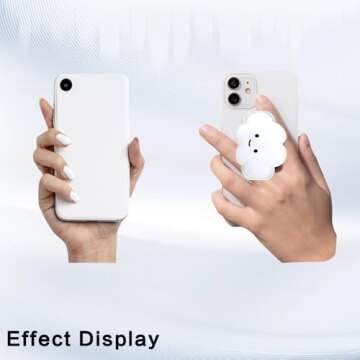 Yuibthr Cloud Shape Phone Grip - Stylish & Functional