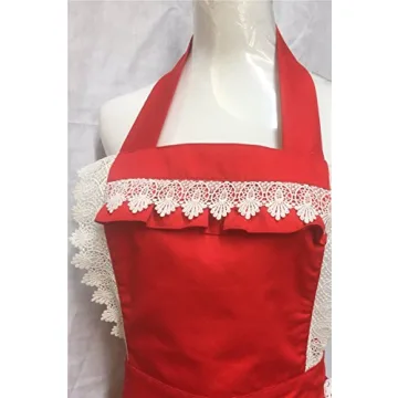 Stylish Hyzrz Adjustable Apron in Red for Women and Girls