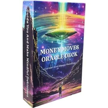 DPEHAKMK Money Oracle Cards, Career Oracle Deck, Life Oracle Cards for Beginners, Help You Move up in Your Life
