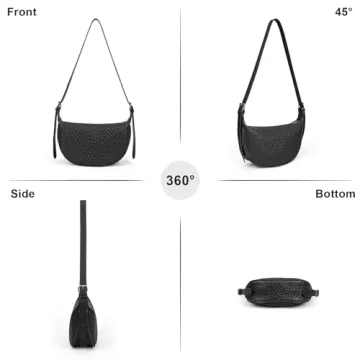 Trendy Woven Crossbody Bag for Women - Chic & Versatile