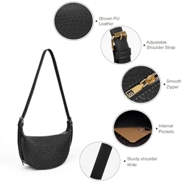 Trendy Woven Crossbody Bag for Women - Chic & Versatile