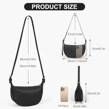Trendy Woven Crossbody Bag for Women - Chic & Versatile