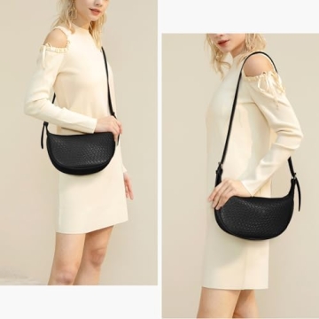 Trendy Woven Crossbody Bag for Women - Chic & Versatile