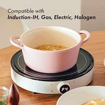 Neoflam Retro 5-Piece Nonstick Cookware Set in Pink