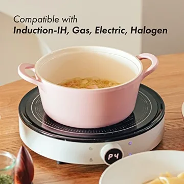 Neoflam Retro 5-Piece Nonstick Cookware Set in Pink