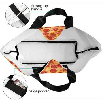 Qaonyui Large Capacity Reusable Tote - Heavy Duty