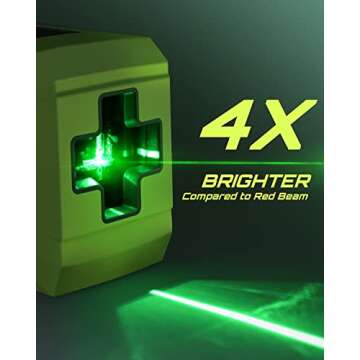 LASGOO Green Laser Level - Self-Leveling and Compact