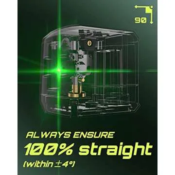 LASGOO Green Laser Level - Self-Leveling and Compact