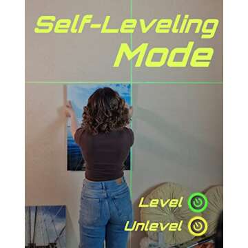 LASGOO Green Laser Level - Self-Leveling and Compact