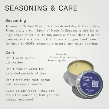 Made In Carbon Steel Griddle - Professional Cookware - Induction Compatible