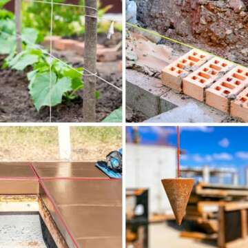 BSRHOME 600 Ft Nylon Twine Garden Line Reel