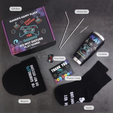 Cool 8PCS CAKKA Gamer Gift Set for Gaming Enthusiasts