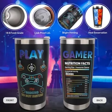 Cool 8PCS CAKKA Gamer Gift Set for Gaming Enthusiasts