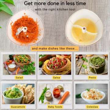 Brieftons Express Manual Food Chopper: 6.8-Cup, Hand Chopper Vegetable Cutter to Chop Veggies, Fruit...