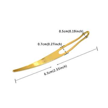 3 Pcs Dreadlocks Crochet Hooks Tool for Hair Styling | Gold