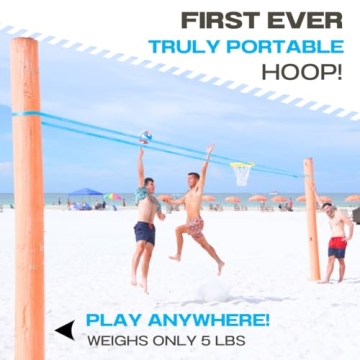 Portable Halo Ball Basketball Hoop for Outdoor Fun