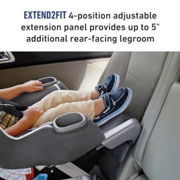 Graco Extend2Fit Convertible Baby Car Seat