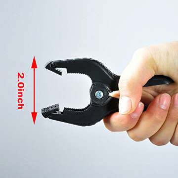 SLOW DOLPHIN Heavy Duty Spring Clamps for Backdrops 6 Pack