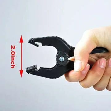 SLOW DOLPHIN Heavy Duty Spring Clamps for Backdrops 6 Pack