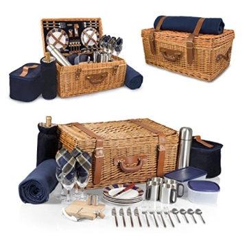Luxurious Windsor Picnic Basket Set for 4 by Picnic Time