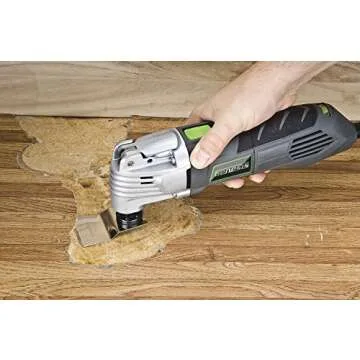 Genesis GMT25T 2.5-Amp Variable Speed Oscillating Tool with Tool-less Blade Change 17-Piece Accessory Set and 2 Year Warranty