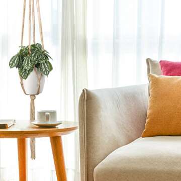 Stylish Plant Hangers - Macrame Holders 6 Pack