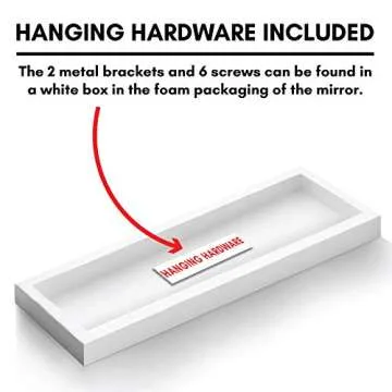 Americanflat Over The Door Mirror - Stylish & Practical