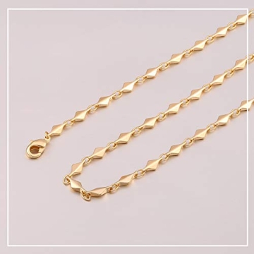 18k Gold Rhombus Choker Necklace Minimalist Jewelry for Women