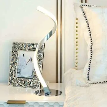 Modern Spiral Touch Control Table Lamp for Home