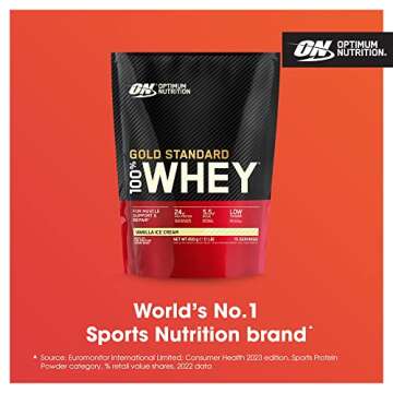 Optimum Nutrition 100 Whey Gold Standard Vanilla Ice Cream