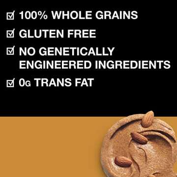 KIND Breakfast Protein Bars, Almond Butter, Healthy Snacks, Gluten Free, 8g Protein, 8 Count