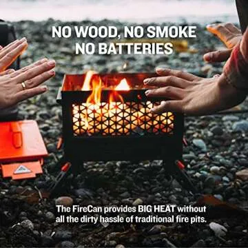 Ignik FireCan Portable Propane Fire Pit for Camping