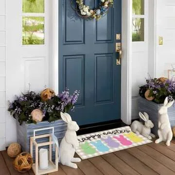 Vibrant Easter Decorative Doormat for Home