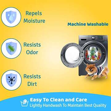 Le Sharma Eco- Octopus – Handmade 100% Natural Boiled Wool Pet Toys – Eco- Friendly Dog Toys - Organic Dog Toys- Design in USA - Small Size: 9 Inches - Yellow Color