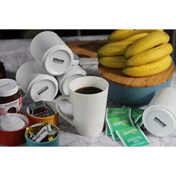 Amuse Grande Mugs Set of 6 Elegance 18 oz Lightweight