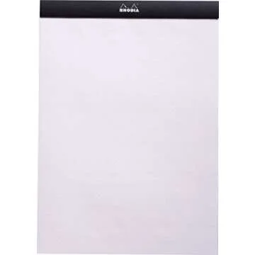 Rhodia Head Stapled Pad, No18 A4, Dot - Black ("8 1/4"" x 11 3/4""") (18559C)