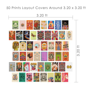 Waschbär Vintage Wall Collage Kit for Aesthetic Decor