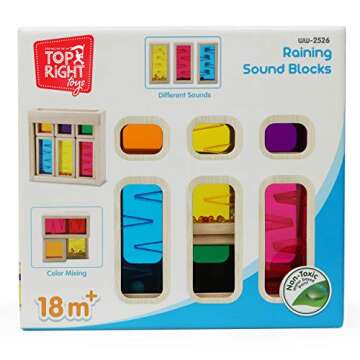 Rainbow Stackable Building Blocks for Creative Learning