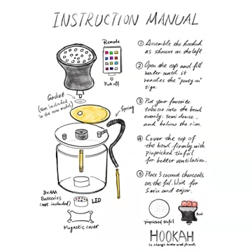 Witzprac Travel Hookah Set - Portable & Stylish