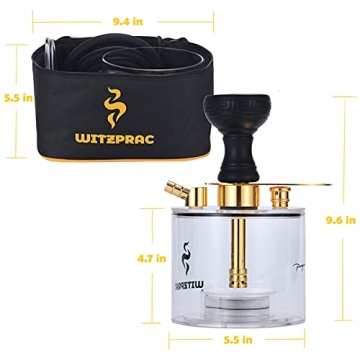 Witzprac Travel Hookah Set - Portable & Stylish