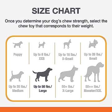 Nylabone Chew & Treat Toy for Large Dogs, Tough & Fun