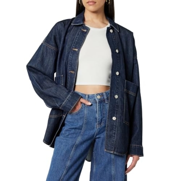 Stylish Oversized Denim Shirt Jacket for All Seasons
