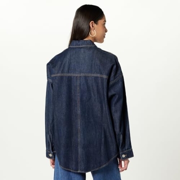 Stylish Oversized Denim Shirt Jacket for All Seasons