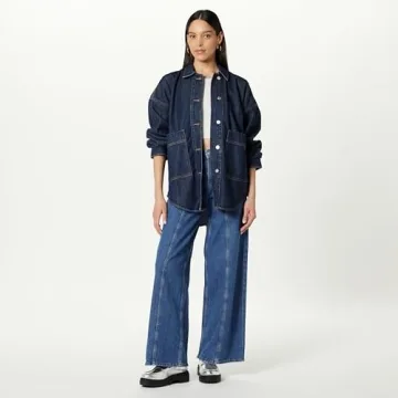 Stylish Oversized Denim Shirt Jacket for All Seasons
