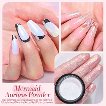 BORN PRETTY Chrome Powder Nail Pigments for Stunning Manicures