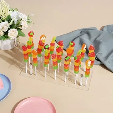 Versatile Cake Pop Stand for All Celebrations - 21 Holes